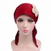  Muslim Stretch Turban Hat Chemo Cap Hair Loss Head Scarf Wrap Hijib Cap  eb-16438932